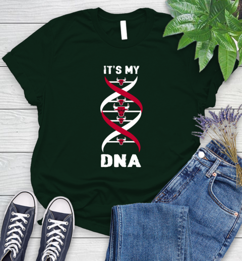 Chicago Bulls NBA Basketball It's My DNA Sports Women's T-Shirt 6