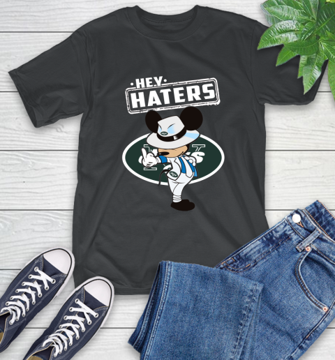 NFL Hey Haters Mickey Football Sports New York Jets T-Shirt