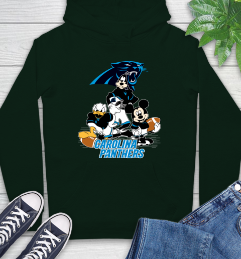 NFL Carolina Panthers Mickey Mouse Donald Duck Goofy Football Shirt Hoodie 12