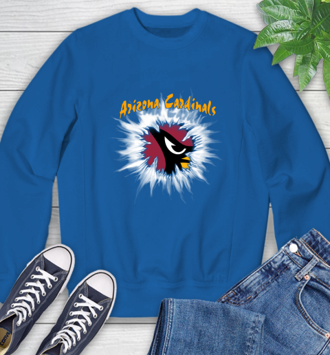 Arizona Cardinals NFL Football Adoring Fan Rip Sports Sweatshirt 9