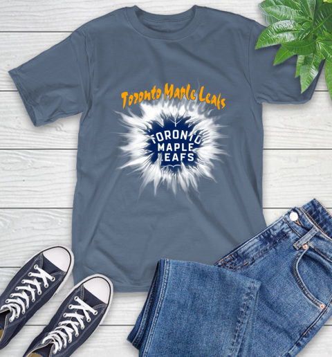 Toronto Maple Leafs NHL Hockey Adoring Fan Rip Sports T-Shirt 8
