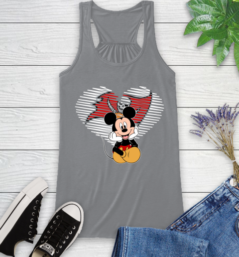 NFL Tampa Bay Buccaneers The Heart Mickey Mouse Disney Football T Shirt_000 Racerback Tank 4