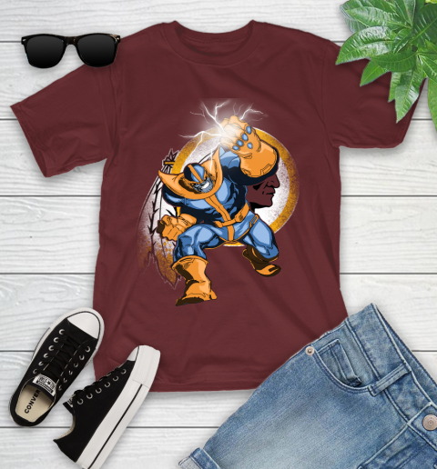 Washington Redskins NFL Football Thanos Avengers Infinity War Marvel Youth T-Shirt 14