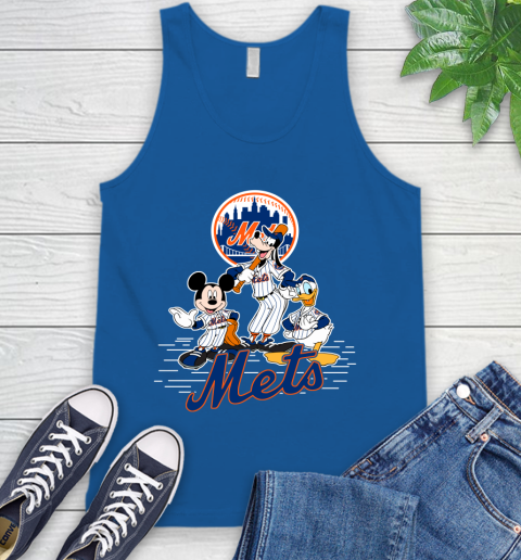 MLB New York Mets Mickey Mouse Donald Duck Goofy Baseball T Shirt Tank Top 4