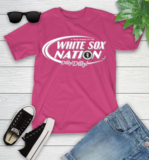 MLB A True Friend Of The Chicago White Sox Dilly Dilly Baseball Sports Youth T-Shirt 11