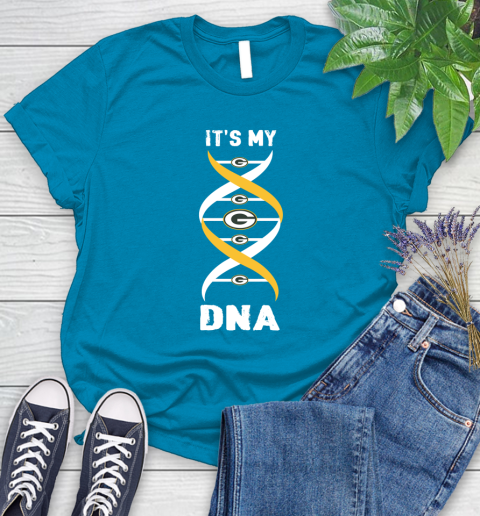 Green Bay Packers NFL Football It's My DNA Sports Women's T-Shirt 10