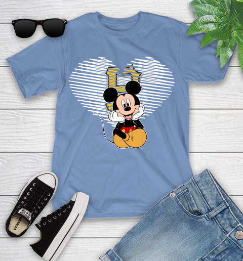 MLB Pittsburgh Pirates The Heart Mickey Mouse Disney Baseball T Shirt_000 Youth T-Shirt 15