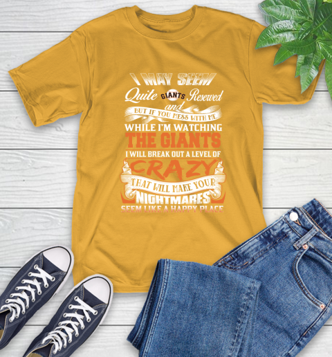 San Francisco Giants MLB Baseball Don't Mess With Me While I'm Watching My Team T-Shirt 2