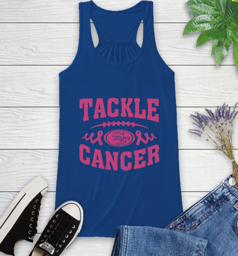 San Francisco 49ers Tackle Breast Cancer Racerback Tank 9