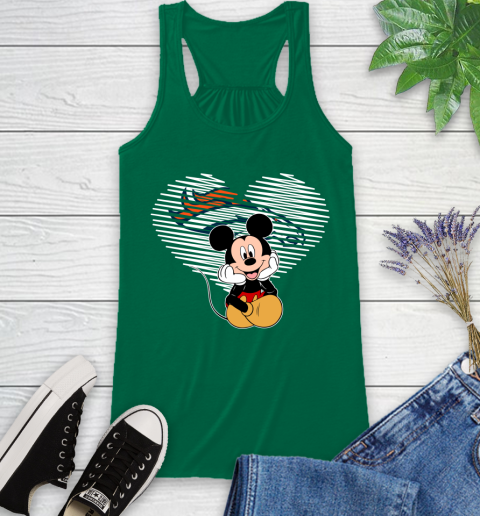 NFL Denver Broncos The Heart Mickey Mouse Disney Football T Shirt_000 Racerback Tank 6