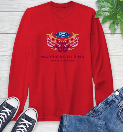 Ford cares warriors in pink Long Sleeve T-Shirt 9