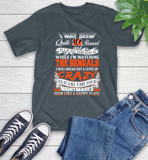 Cincinnati Bengals NFL Football Don't Mess With Me While I'm Watching My Team T-Shirt 10