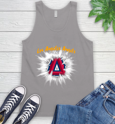 Los Angeles Angels MLB Baseball Adoring Fan Rip Sports Tank Top 3