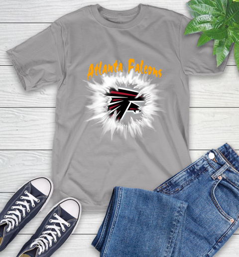 Atlanta Falcons NFL Football Adoring Fan Rip Sports T-Shirt 6