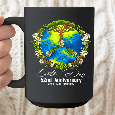 Earth Day 2022 52nd Earth Day Ceramic Mug 15oz
