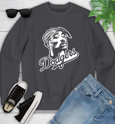 Tupac Dodgers Youth Sweatshirt 5