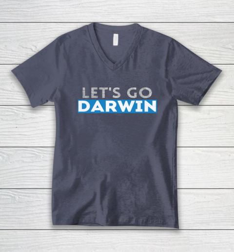 Lets Go Darwin V-Neck T-Shirt 12