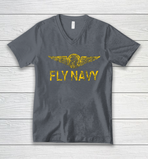 Fly Navy Shirt V-Neck T-Shirt 3