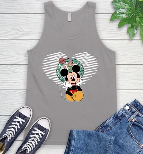 NBA Boston Celtics The Heart Mickey Mouse Disney Basketball Tank Top 3