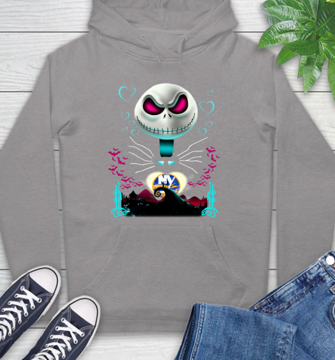NHL New York Islanders Jack Skellington Sally The Nightmare Before Christmas Hockey Hoodie 6