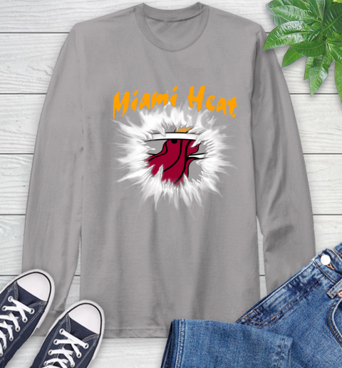 Miami Heat NBA Basketball Rip Sports Long Sleeve T-Shirt 6