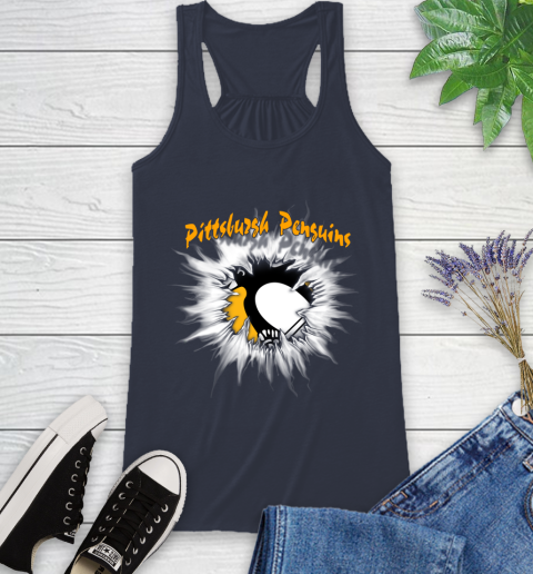 Pittsburgh Penguins NHL Hockey Adoring Fan Rip Sports Racerback Tank 10