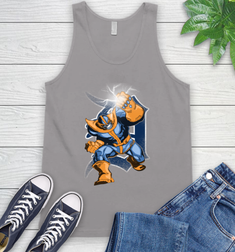 Detroit Tigers MLB Baseball Thanos Avengers Infinity War Marvel Tank Top 3