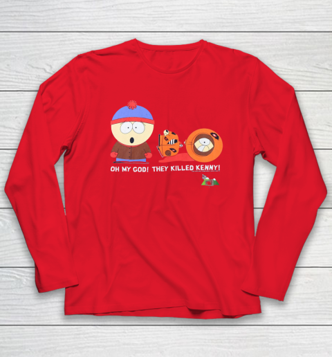 Oh My God They Killed Kenny Shirt South Park Adult Cartoon Long Sleeve T-Shirt - Image 7