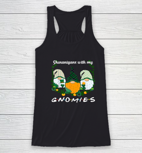 St Patrick s Day Shenanigans Gnomies Gnome Irish Shamrock Racerback Tank