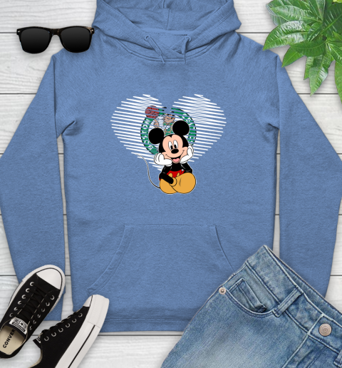 NBA Boston Celtics The Heart Mickey Mouse Disney Basketball Youth Hoodie 13