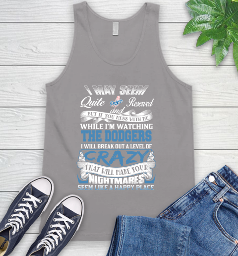 Los Angeles Dodgers MLB Baseball Don't Mess With Me While I'm Watching My Team Tank Top 3