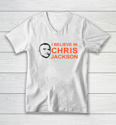 I Believe In Chris Jackson Shirt V-Neck T-Shirt