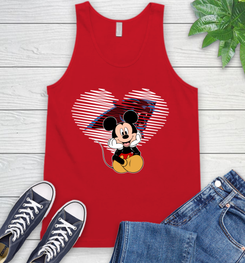 NFL Carolina Panthers The Heart Mickey Mouse Disney Football T Shirt_000 Tank Top 5