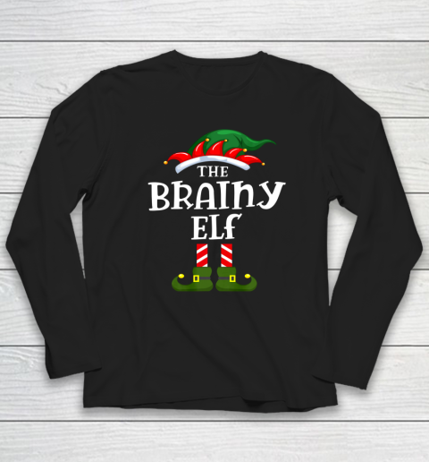 The Brainy ELF Christmas Pajama Family Long Sleeve T-Shirt