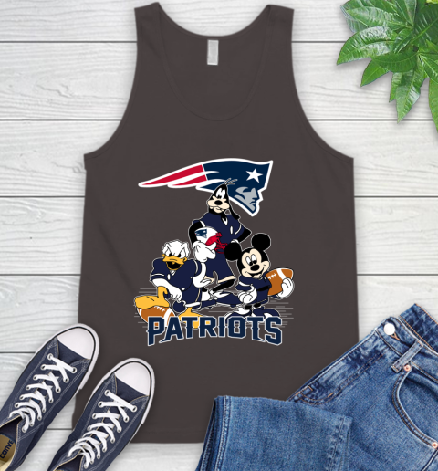 NFL New England Patriots Mickey Mouse Donald Duck Goofy Football Shirt Tank Top 6