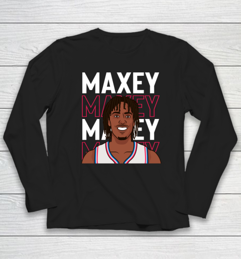 Tyrese Maxey Shirt  Funny Basketball Lover Long Sleeve T-Shirt