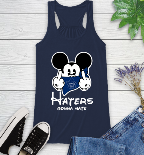 NHL Toronto Maple Leafs Haters Gonna Hate Mickey Mouse Disney Hockey T Shirt Racerback Tank 9