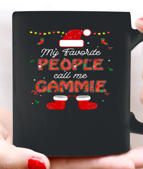 My Favorite People Call Me Gammie Thanksgiving Christmas Ceramic Mug 11oz