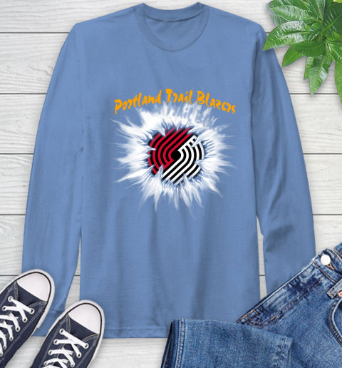 Portland Trail Blazers NBA Basketball Rip Sports Long Sleeve T-Shirt 12
