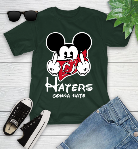 NHL Nashville Predators Haters Gonna Hate Mickey Mouse Disney Hockey T Shirt Youth T-Shirt 5