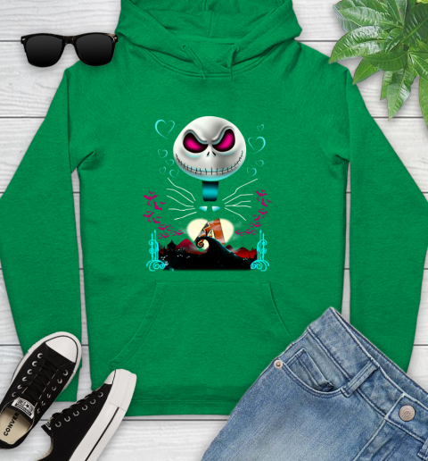 MLB Arizona Diamondbacks Jack Skellington Sally The Nightmare Before Christmas Baseball Youth Hoodie 9