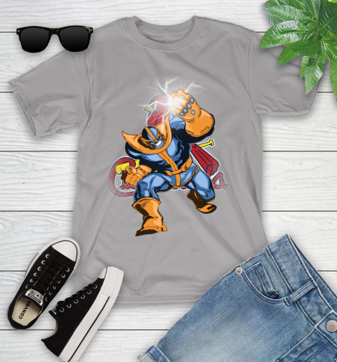St.Louis Cardinals MLB Baseball Thanos Avengers Infinity War Marvel Youth T-Shirt 4