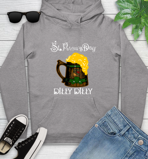 NHL New York Rangers St Patrick's Day Dilly Dilly Beer Hockey Sports Youth Hoodie 6
