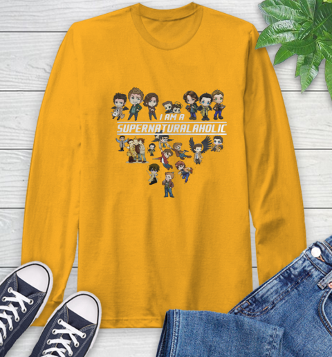 Iam_a_SupernaturalAHolic_Supernatural_A_Holic_Shirt Long Sleeve T-Shirt 3 Iam_a_SupernaturalAHolic_Supernatural_A_Holic_Shirt Long Sleeve T-Shirt - Image 3