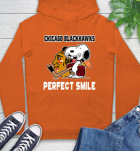 NHL Chicago Blackhawks Snoopy Perfect Smile The Peanuts Movie Hockey T Shirt Hoodie 4