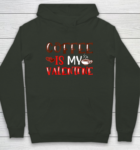 Coffee Is My Valentine Valentine's Day Gifts Pajamas Hoodie 16