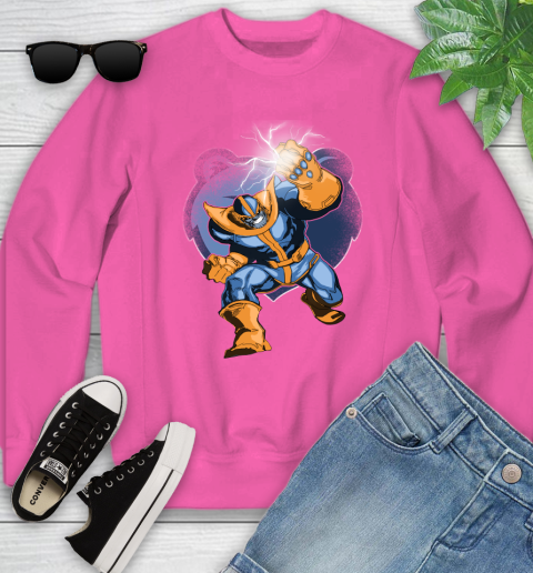 Memphis Grizzlies NBA Basketball Thanos Avengers Infinity War Marvel Youth Sweatshirt 6