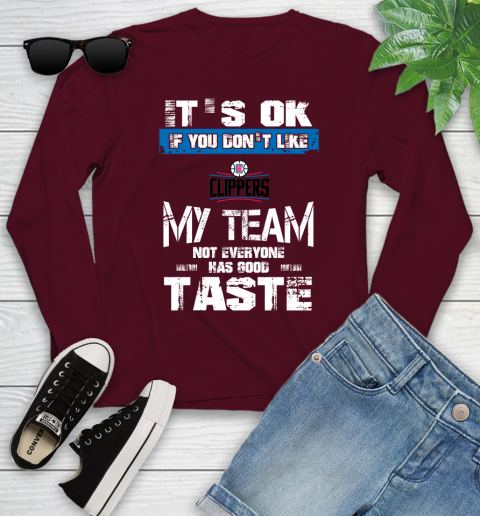 Los Angeles Lakers NBA Basketball It's Ok If You Don't Like My Team Not Everyone Has Good Taste (2) Youth Long Sleeve 6