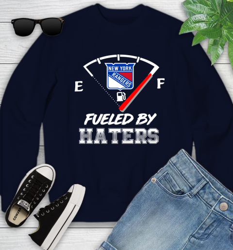 New York Rangers NHL Hockey Fueled By Haters Sports Youth Sweatshirt 2