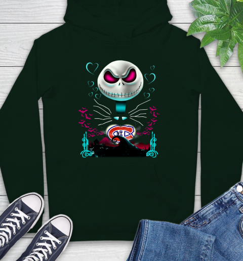 NHL Montreal Canadiens Jack Skellington Sally The Nightmare Before Christmas Hockey Hoodie 12